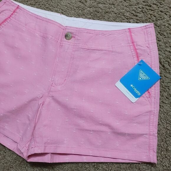 Columbia PFG Pink Solar Fade Women's Shorts -B - Picture 2 of 6